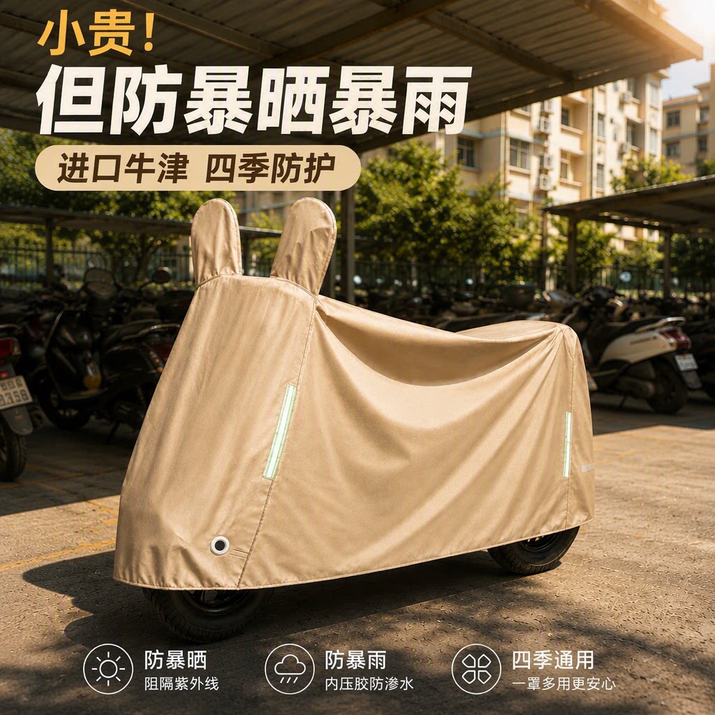 电动车防雨罩遮雨车罩电瓶车防晒防雨罩电动自行车防水挡雨罩车衣