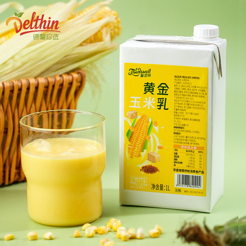 德馨珍选玉米乳谷物饮料1L/盒