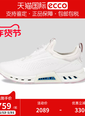 ECCO爱步女鞋春夏新款防水防滑BOA高尔夫球鞋健步 C4系列130913