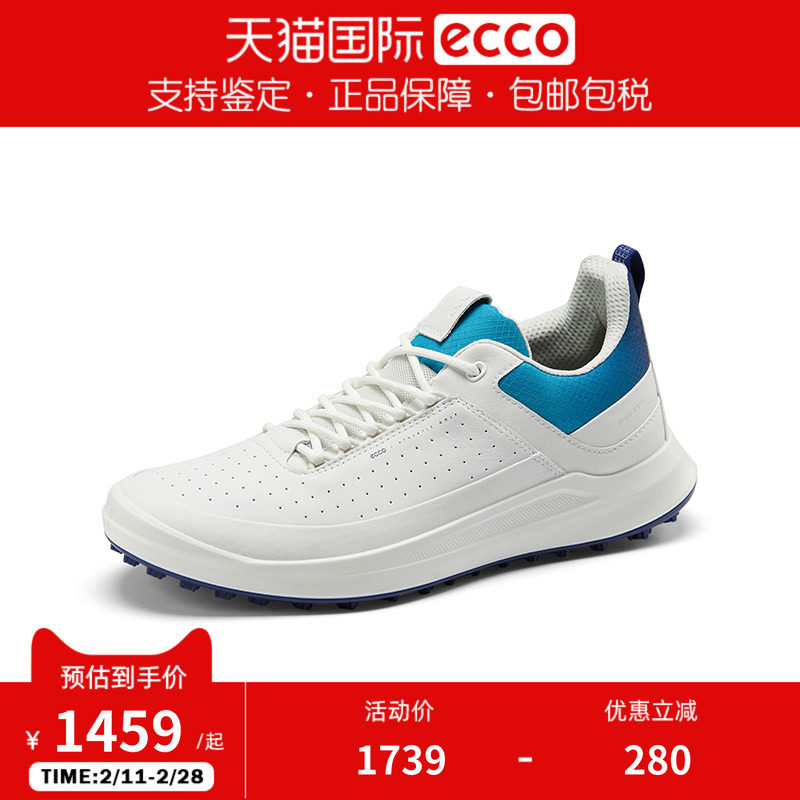 Ecco/爱步男鞋高尔夫球鞋防水透气运动休闲跑步鞋100824香港现货