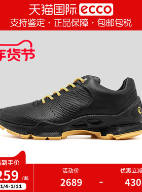 ECCO爱步男鞋运动鞋轻盈舒适耐磨跑步鞋健步BIOMC 800334/800434