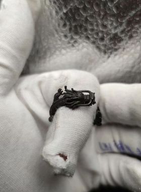 男黄铜生肖龙戒指复古网红百搭