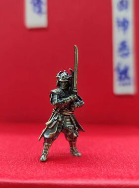 日本古代士兵将军模型摆件