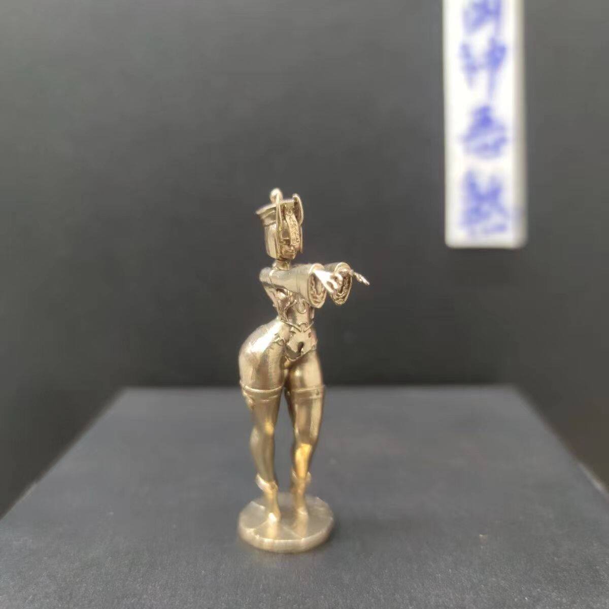 7cm纯铜二次元动漫美女人物角色场景僵尸少女手办模型摆件可上色