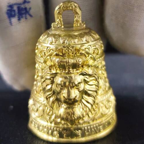 黄铜车挂钥匙扣铃铛纯铜