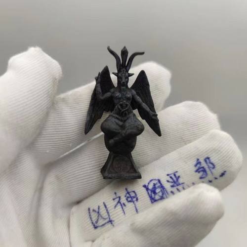 黄铜实心摆件桌面复古死神