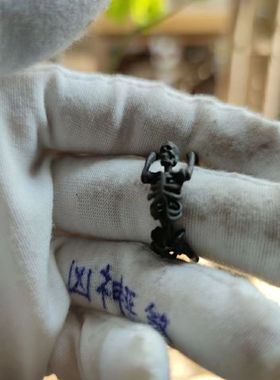 男士个性戒指黄铜嘻哈