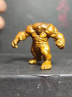 纯铜曼威无敌浩克HULK复仇者美队联盟绿巨人玩具动漫手办模型摆件