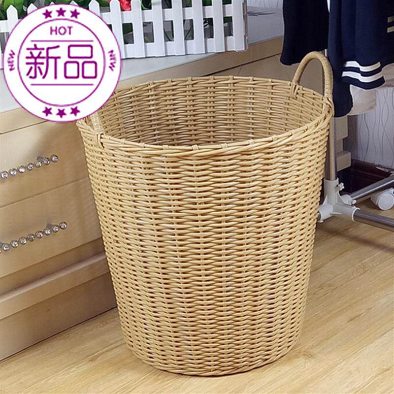 具箱◆定制◆浴室衣物储物篓子脏衣服折叠篓洗衣篮玩塑料编织脏i.