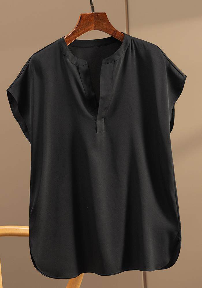 CLEARANCE GOODS PICKING UP LEAKAGE TAIL SINGLE CUT LABELS WOMENS FIRST-LINE BIG BRANDS ORIGINAL FOREIGN TRADE SILK SOLID COLOR SHORT-SLEEVED T-SHIRTS SHIRTS