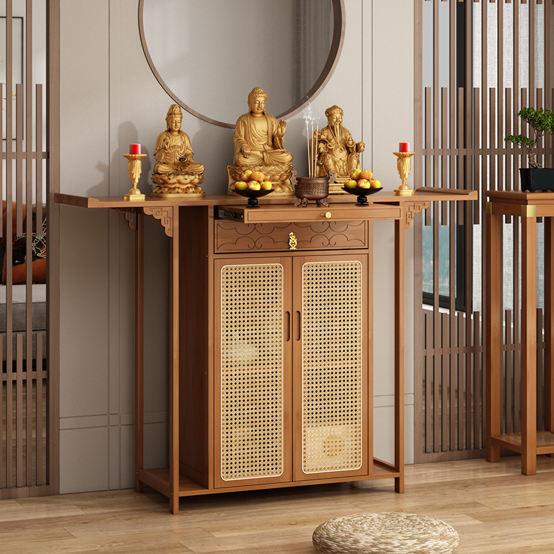 家用供桌香案台中式佛台神台神仙台贡桌财神爷观音菩萨供奉佛龛柜