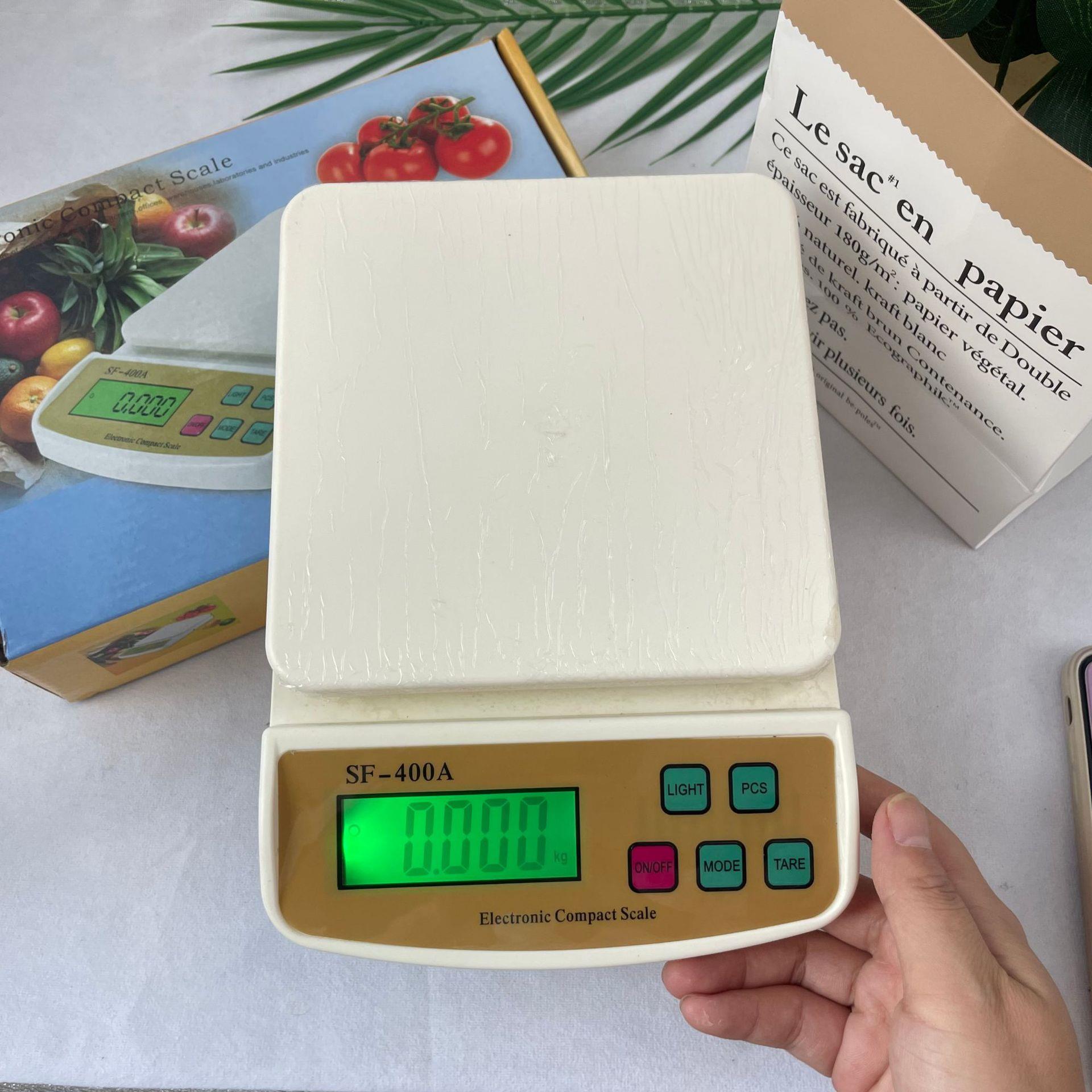 SF400A电子秤家用烘焙秤10kg食品秤测量称重秤电子克秤电子厨房秤