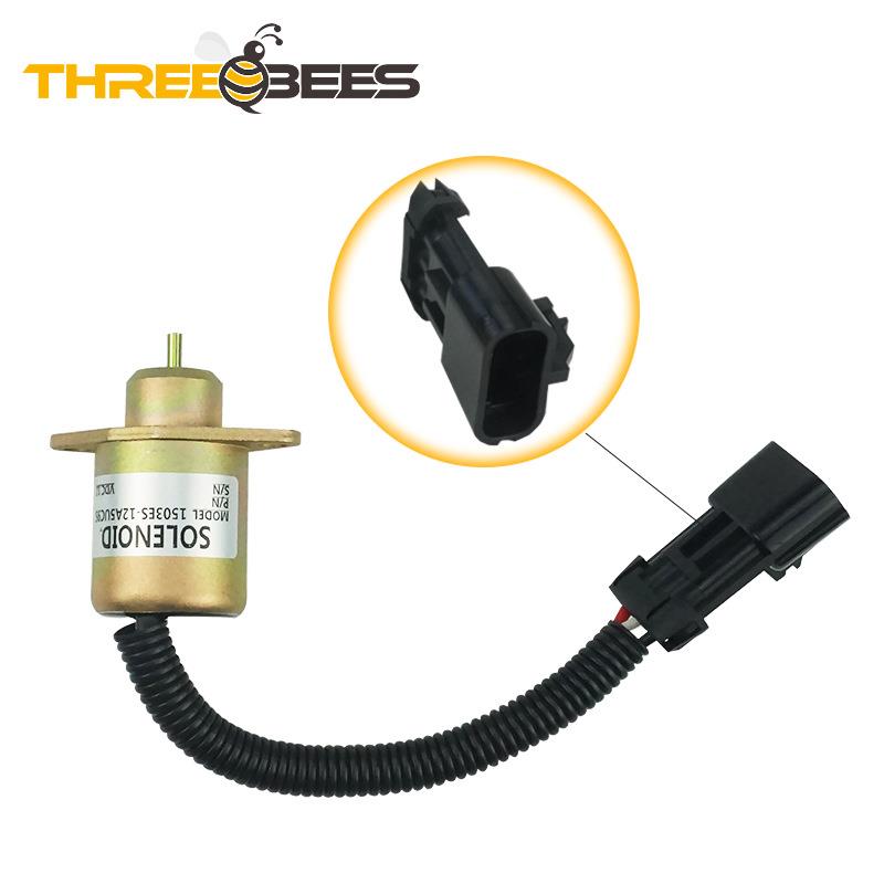 厂家货源 挖掘机配件1503ES-12A5UC9S 12V/24V熄火电磁阀开关