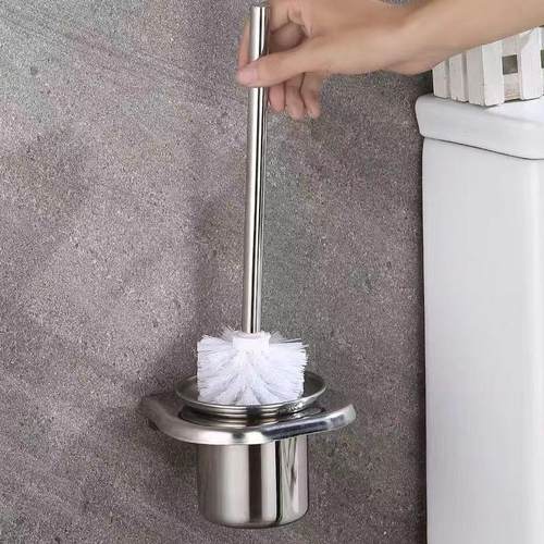 304不锈钢马桶刷卫生间无死角全钢杯 清洁刷酒店宾馆浴室洁厕刷