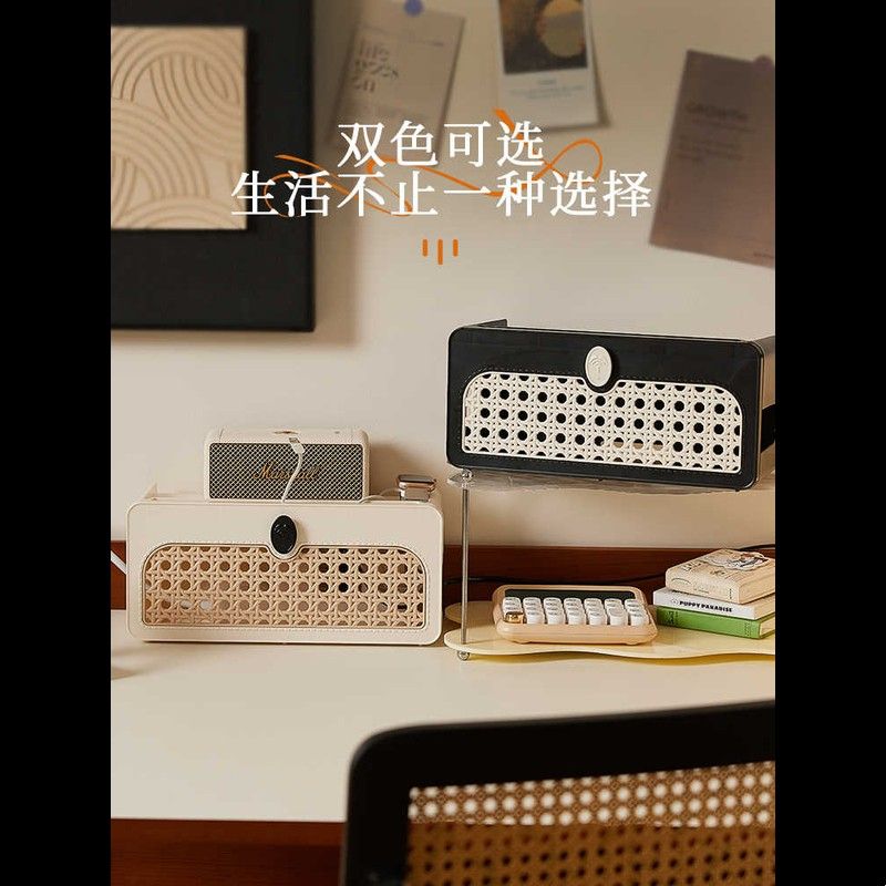 电线收纳盒桌面插排插座遮挡神器插线板电源线充电器数据线整理盒