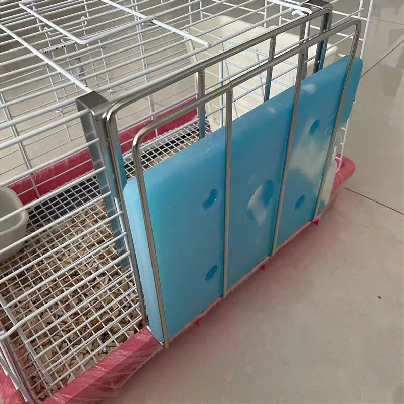 宠物降温自制空调房冰盒龙猫冰窝笼兔子冰屋冰窝仓鼠笼子diy冰板