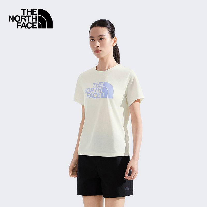 25春夏TheNorthFace北面户外运动休闲透气速干立领长袖T恤女8CK9