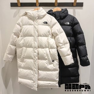 2025秋冬TheNorthFace北面户外700蓬鹅保暖中长款 绒羽绒服女8ED8
