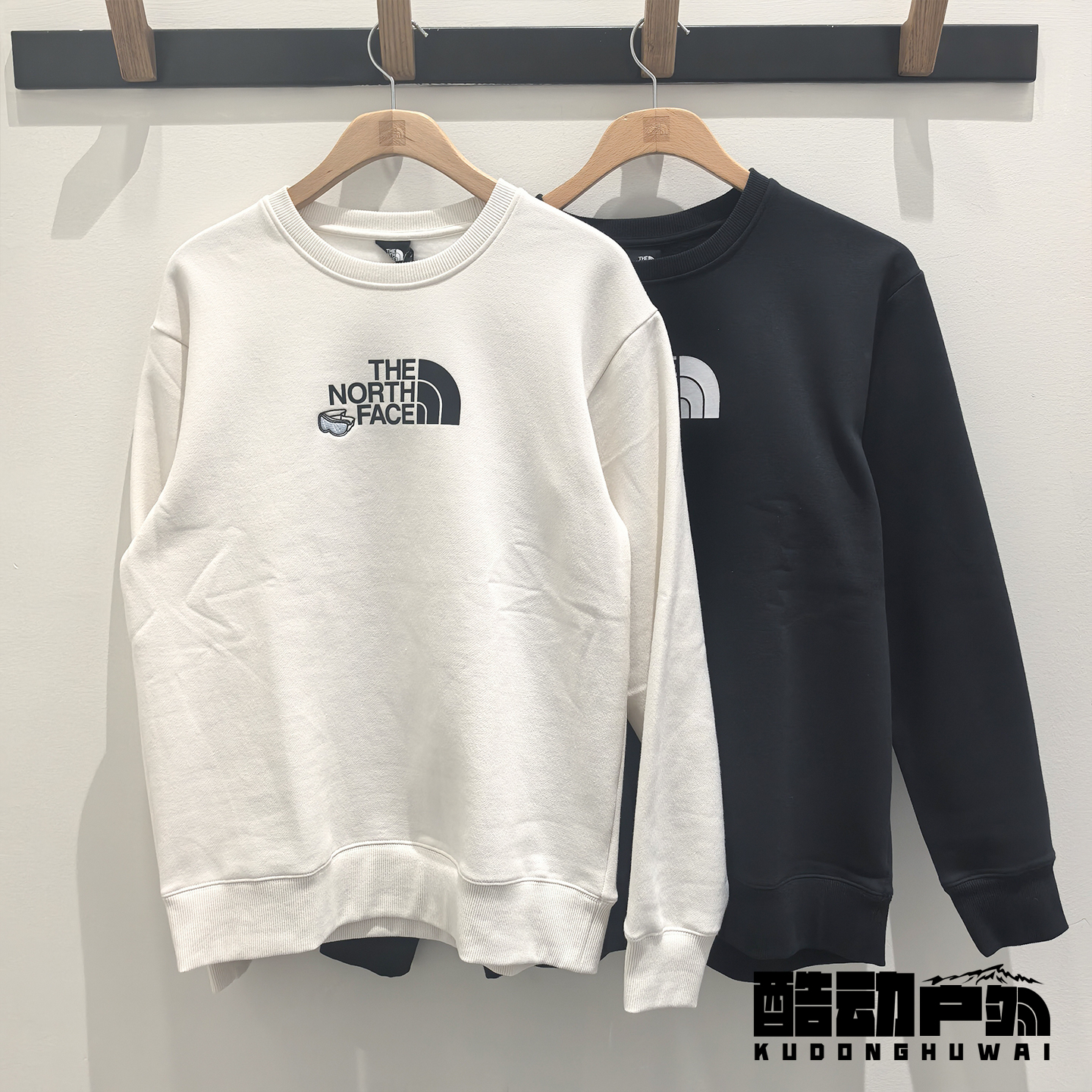 25秋冬新款TheNorthFace北面户外印花舒适套头圆领长袖卫衣男8F0S