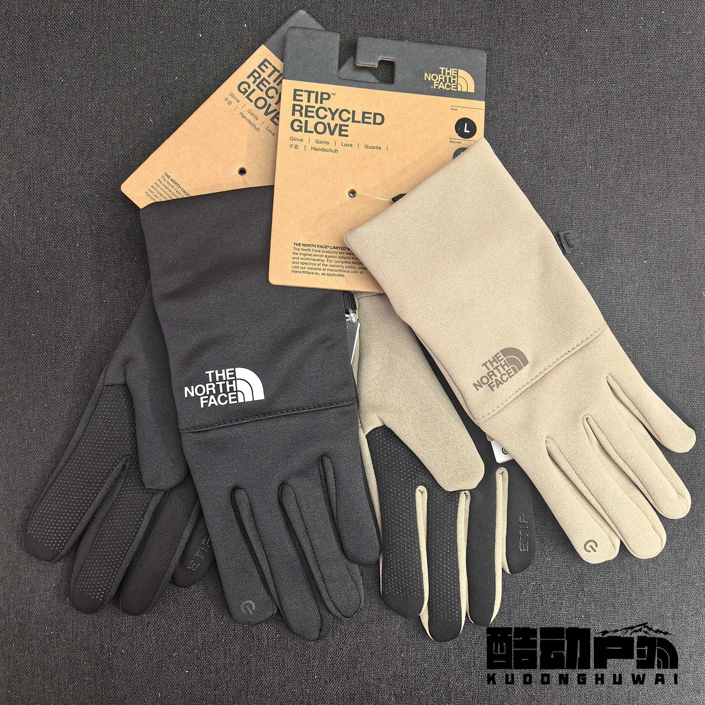 25秋冬TheNorthFace北面户外保暖防风软壳可触屏骑行手套男4SHA