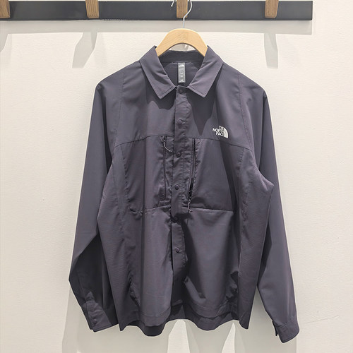 26春夏新款TheNorthFace北面户外舒适透气休闲翻领衬衫外套男8HQZ