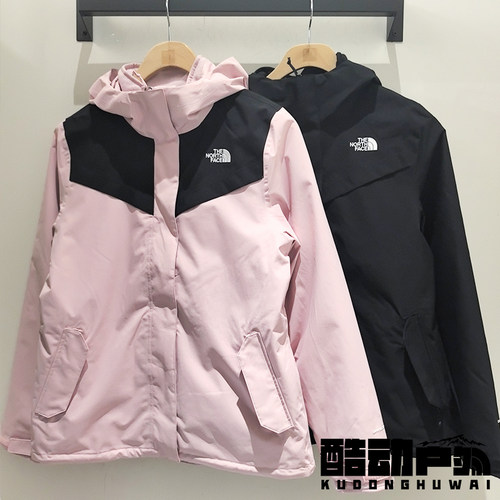 26秋冬新款TheNorthFace北面户外经典防水抓绒三合一冲锋衣女8HM6