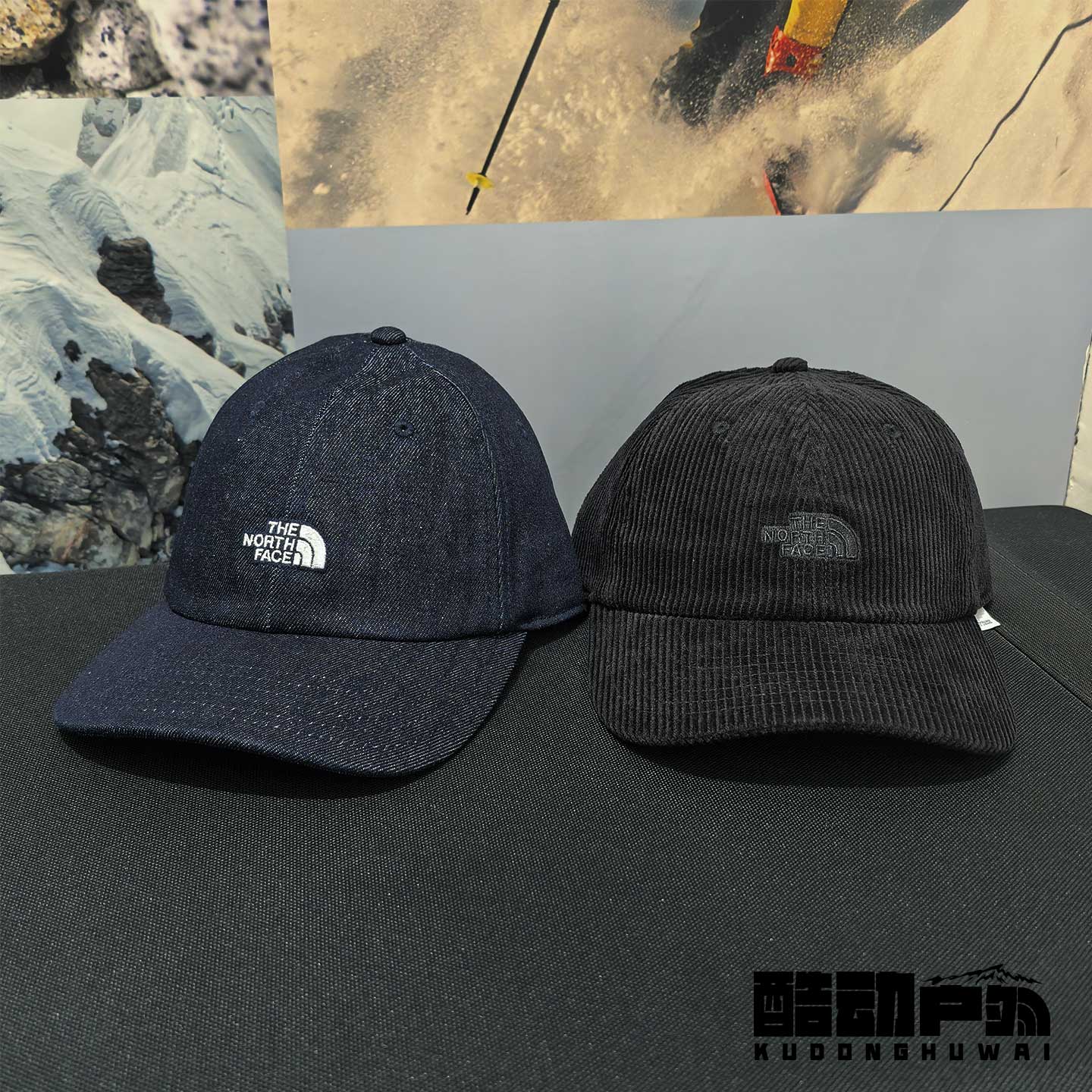 北面户外运动遮阳防晒棒球帽