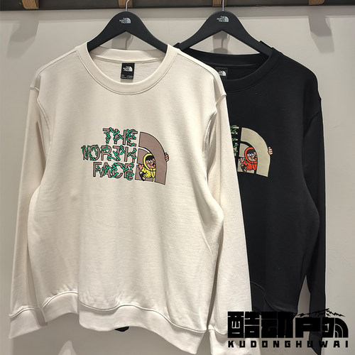 26秋冬新款TheNorthFace北面运动舒适透气圆领长袖针织卫衣男8JKF