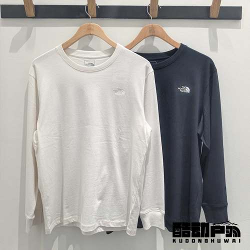 25秋冬TheNorthFace北面户外运动透气舒适纯棉套头长袖T恤男8GU6