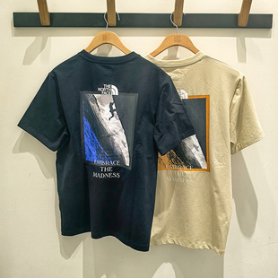 2025春夏TheNorthFace北面户外运动透气吸湿排汗薄圆领T恤男8D7B