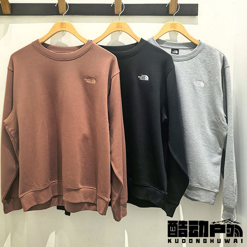 26秋冬新款TheNorthFace北面户外运动休闲舒适圆领长袖卫衣男8JKV