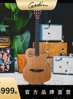 官方正品 加拿大Godin Multiac ACS SLIM SA 窄指板 实心尼龙跨界