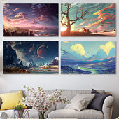 出租屋装 海报墙贴动漫学生墙纸宿舍ins冷淡风自粘 饰房间男二次元