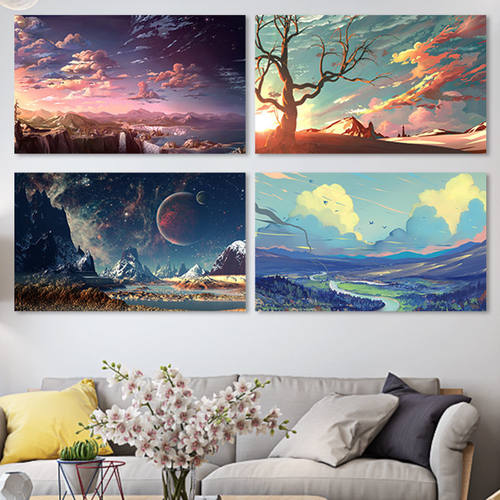 出租屋装饰房间男二次元海报墙贴动漫学生墙纸宿舍ins冷淡风自粘