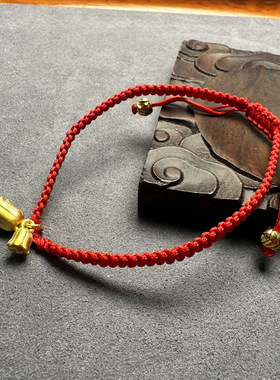 淘宝铃兰花手工编织手绳男女款本