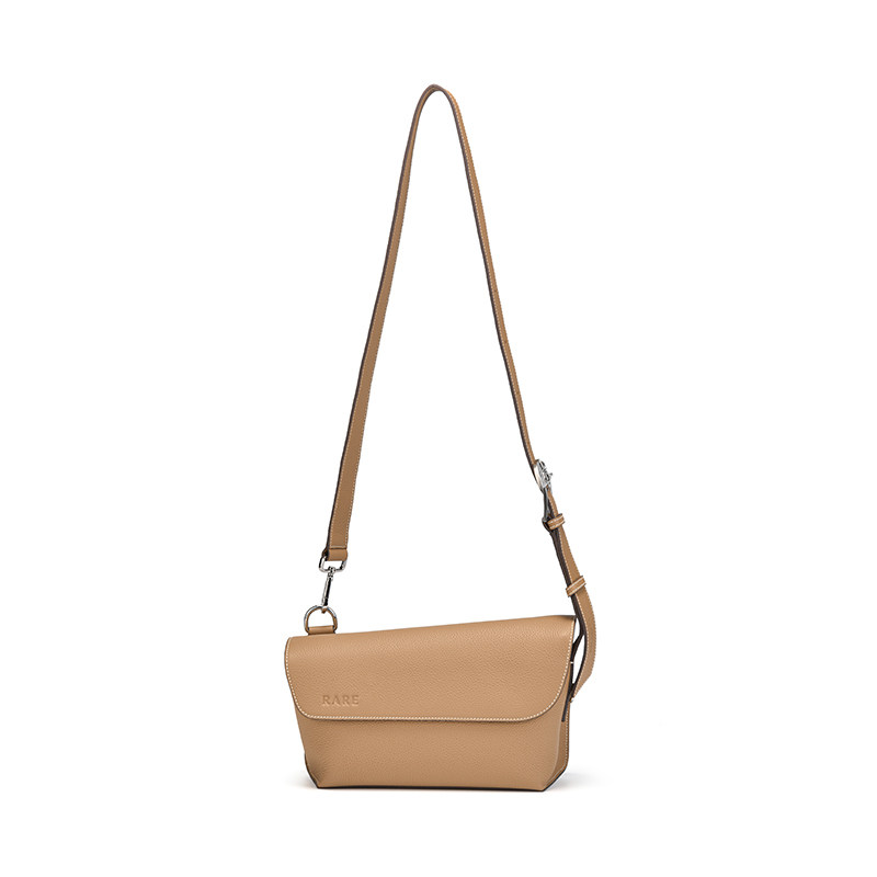 RARE威雅女包 2025秋冬新款女士日常休闲棕色斜挎包单肩包