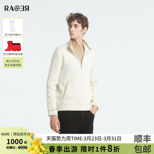 半拉链套头毛衣时尚 新款 通勤微阔男士 长袖 RARE威雅男装 毛衫 秋季