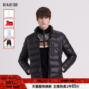鹅绒 保暖外套男士 RARE威雅男装 新款 立领轻薄排骨羽绒服 冬季