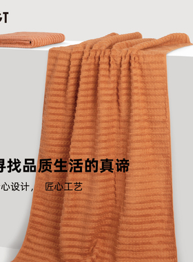 日本GGT男女士秋冬全棉吸水速干不易掉毛浴巾情侣洗澡纯棉大裹巾