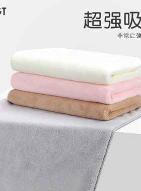 日本GGT雪花绒柔软男女面巾超强吸水速干不掉毛家用洗脸干发毛巾