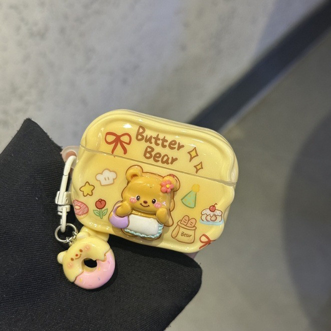可爱小熊airpods4代耳机壳防摔图片