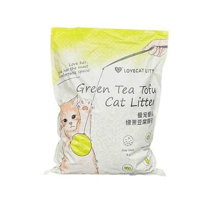 lovecat litterlovecat猫砂爱宠爱猫天然绿茶豆腐猫砂细猫除臭不