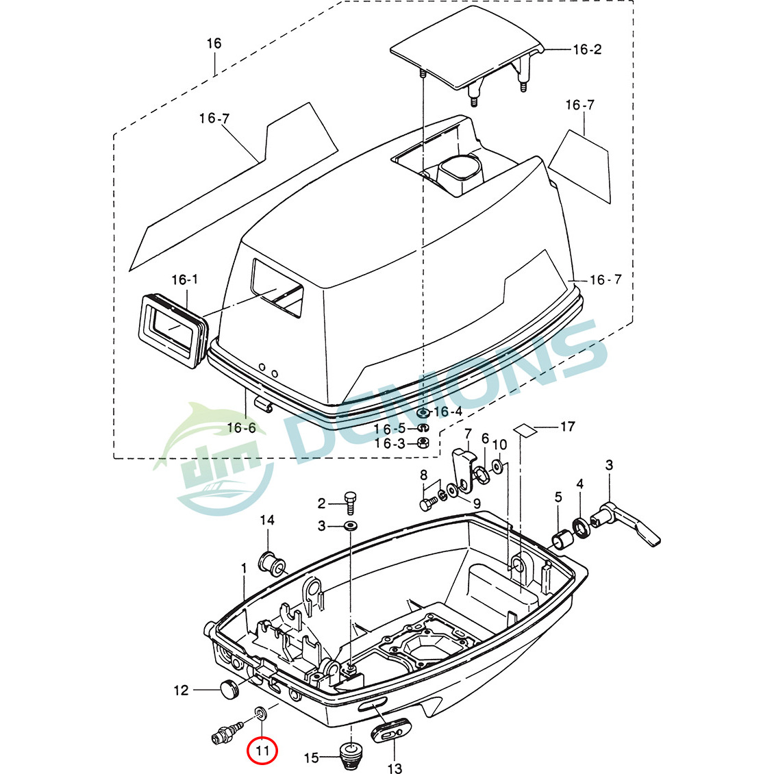 13–11翟墨雅马哈舷外机船外挂机