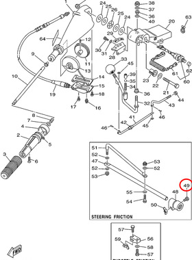 49)翟墨雅马哈舷外机船外挂机橡皮艇冲锋舟97080-06035