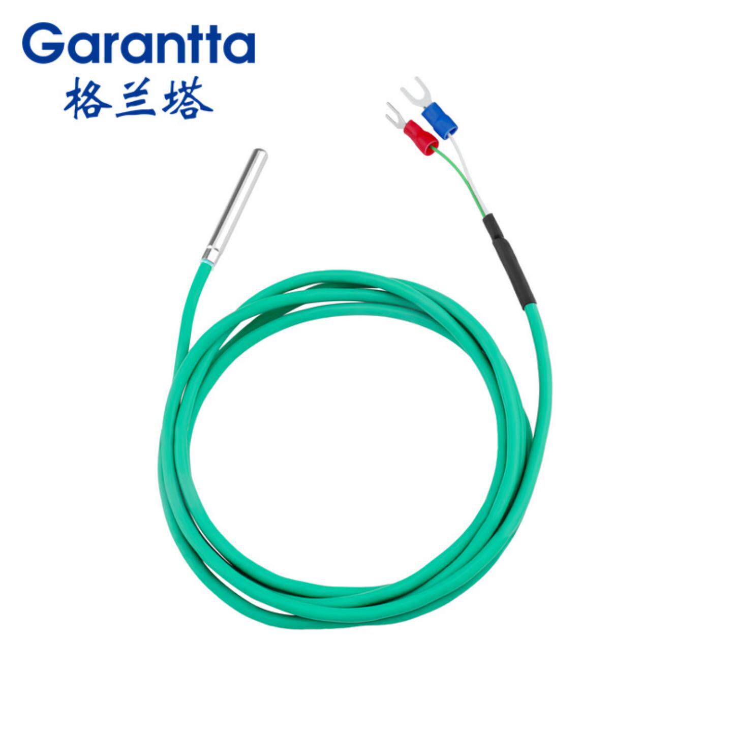不锈钢探针温度测量传感器硅胶线式K型热电偶耐高温加长款