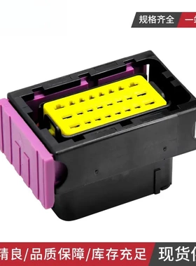 汽车连接器211p249s0005 接插件24孔eu油改气电脑板黑色插头