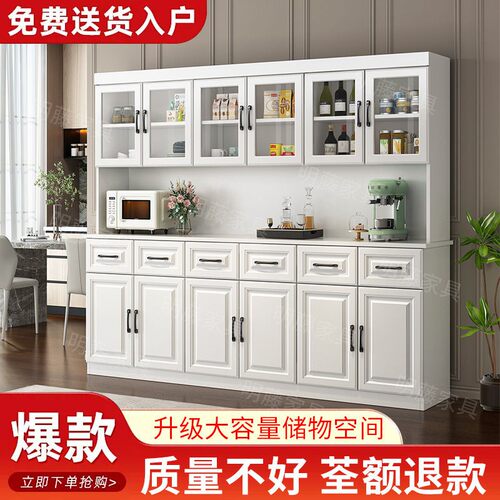 实木餐边柜厨房橱柜碗柜