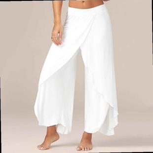 leg yoga pants夏季 Sexy 性感交叉闊腿瑜伽褲 wide 女褲 cross