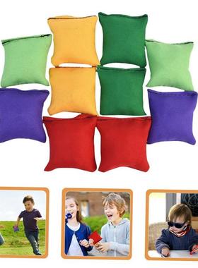 10Pcs Bean Bags Toss Game Bean Bag Toss Game Supplies Small