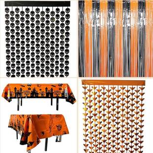 background wall Bat Halloween decoration rain 1m万圣 party